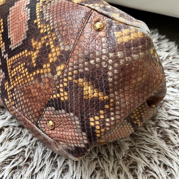 Prada Python Snake Pattern Large Leather Tote Bag - Picture 16 of 17